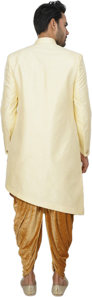 Vinzino Cream Fancy Indo Western Sherwani I W 218 36 Self Design Sherwani Price in India Buy Vinzino Cream Fancy Indo Western Sherwani I W 218 36 Self Design Sherwani online at Flipkart