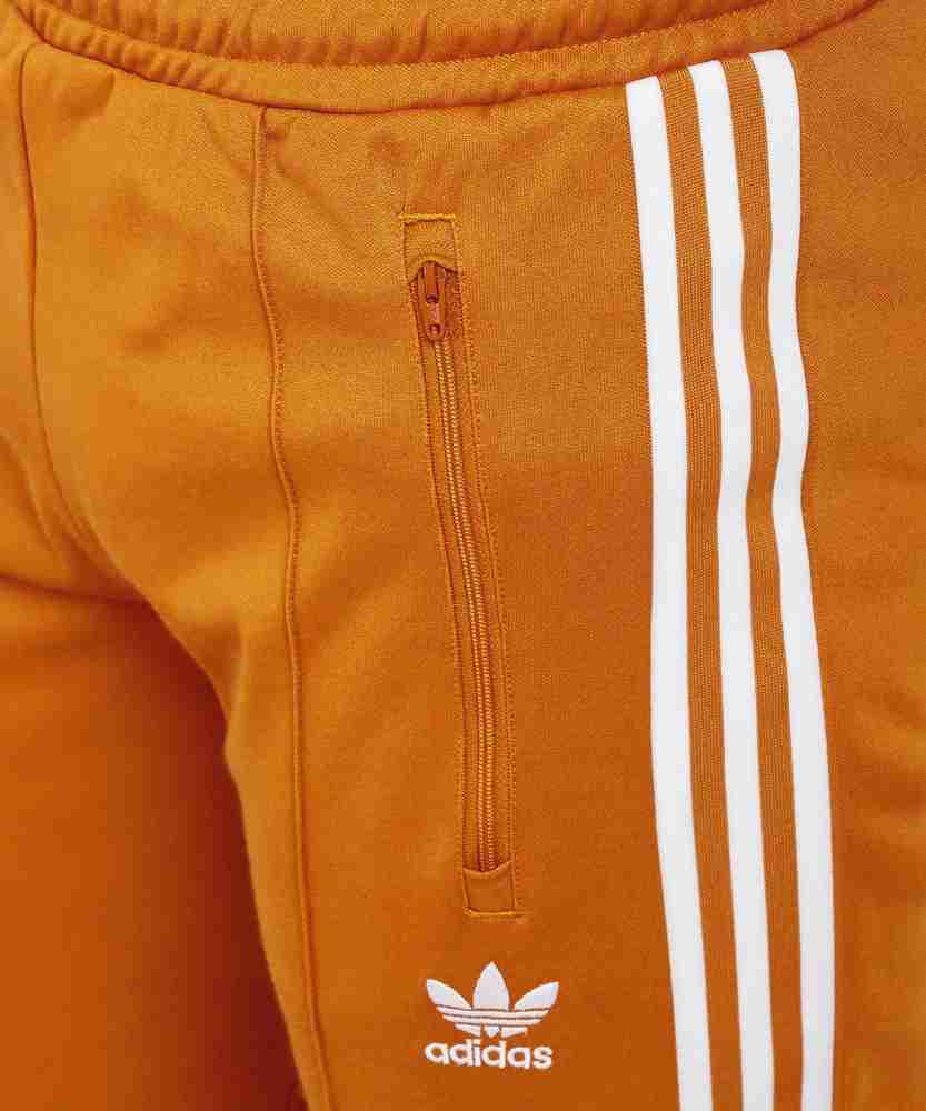 Adidas track best sale pants orange stripe