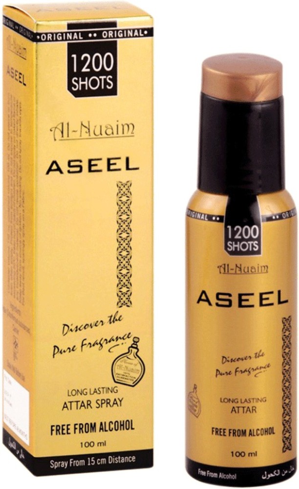 Al Nuaim ASEEL LONG LASTING PERFUME SPRAY FREE FROM ALCOHOL Floral Attar