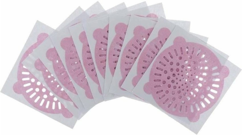 10pcs Disposable Drain Sticker For Bathroom, Kitchen Sink Hair