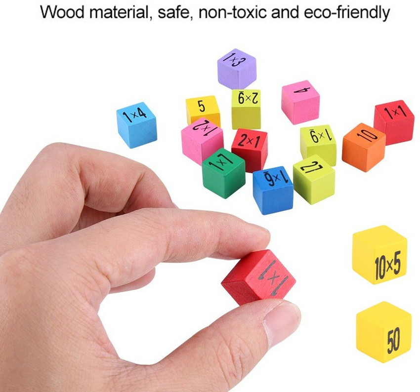 Simple Days Wooden Multiplication Table Mathematics Learning Toy