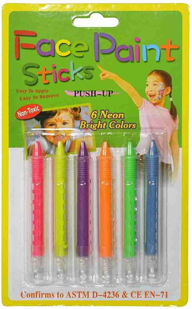 ASIAN HOBBY CRAFTS Non Toxic Face Paint Sticks Safe