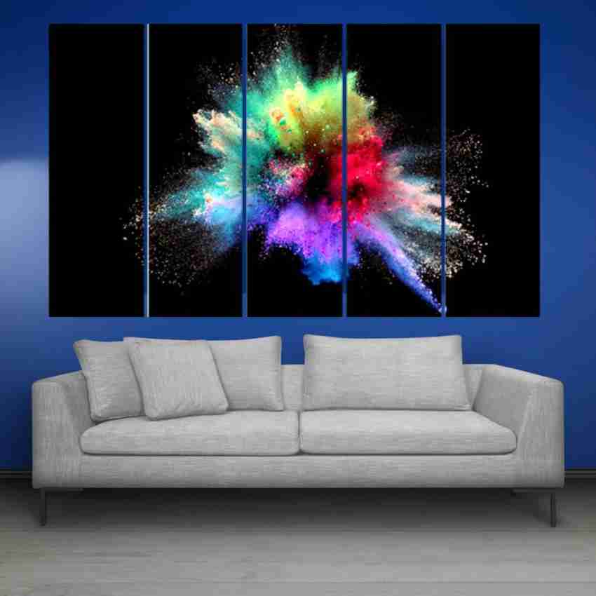 Buy Kyara Arts Beautiful Modern Art 916 wall paintings in multiple frames  for living room, Bedrooms, wooden framed digital painting (50inchx30inch)  Digital Reprint 30 inch x 50 inch Painting online at