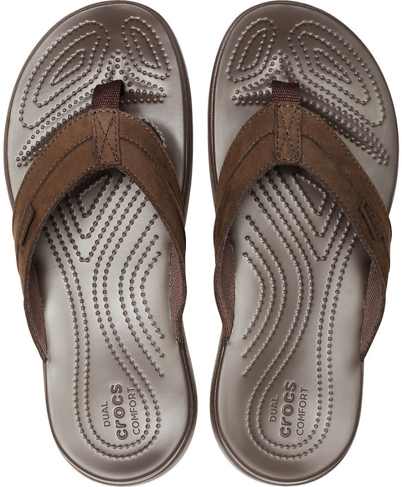 CROCS Men Santa Cruz Flip Flops Buy Brown Color CROCS Men Santa Cruz Flip Flops Online at Best Price Shop Online for Footwears in India Flipkart