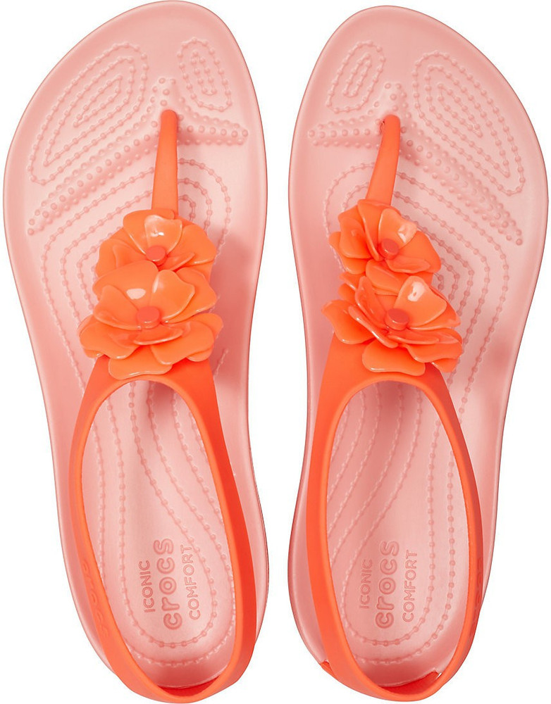 Women's crocs serena embellished flip hot sale
