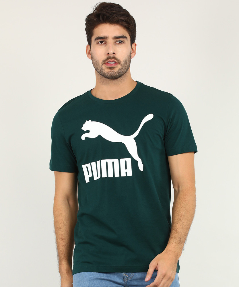 dark green puma shirt