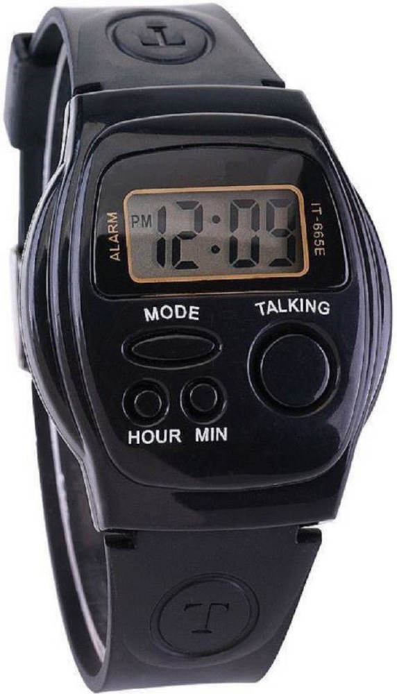 Digital talking on sale watch