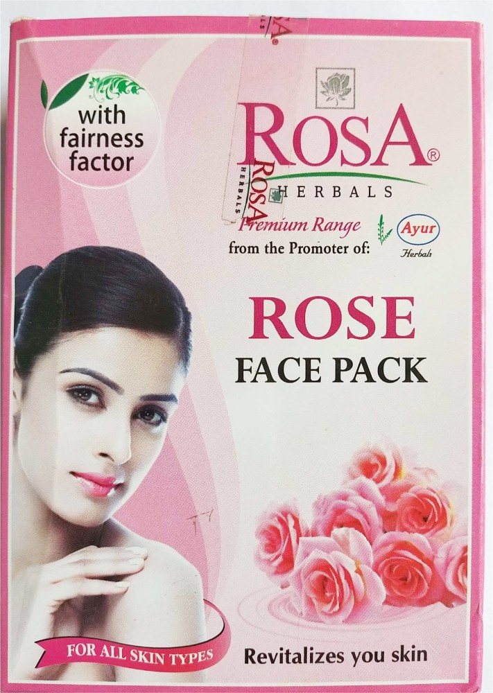 ROSA Rose Face Pack 100 Gm Pack of 4 Price in India Buy ROSA