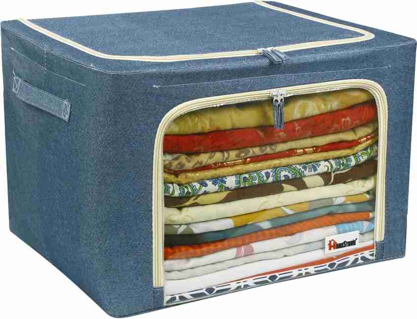 Buy Afflatus Storage Bags for Clothes Large Cloth Storage Box Saree  Organisers Storage for Wardrobe Storage Bag Storage Boxes for Clothes Cloth Storage  Bag Blanket Storage Bags 24 L Online at Best