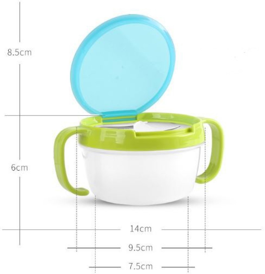 Baby Snack Bowl Cup Container Toddler Snacker No Spill Active Bowl