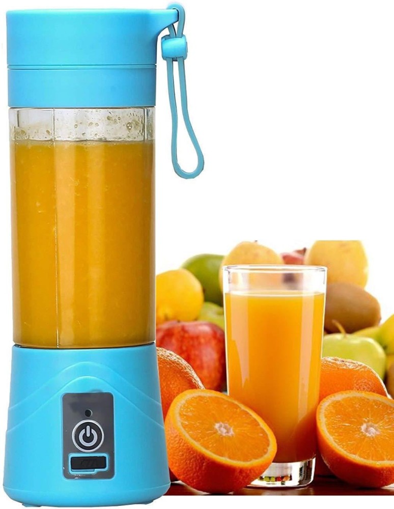 Portable Mini USB Rechargeable Electric Juicer 380ml Fruit Bottle