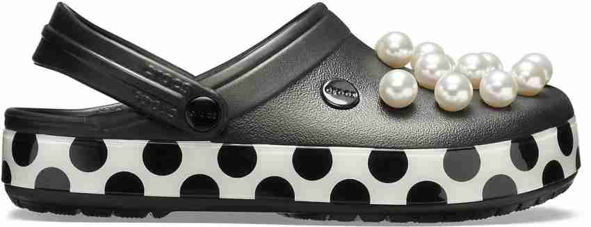 Crocband timeless clearance clash pearls clog