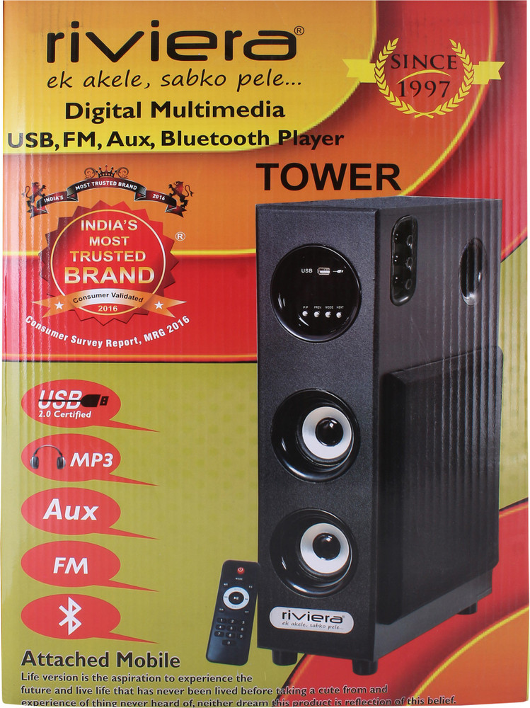 Riviera tower speaker shop