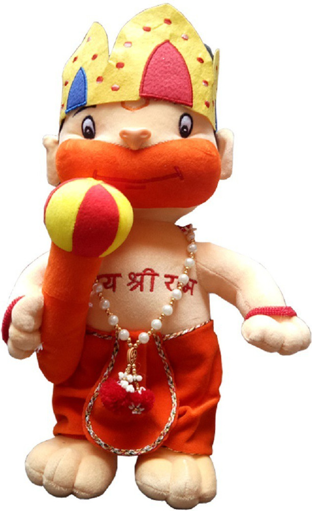 Pihu Enterprises Lord Baal Hanuman Hindu Idol Soft Toy 500 mm