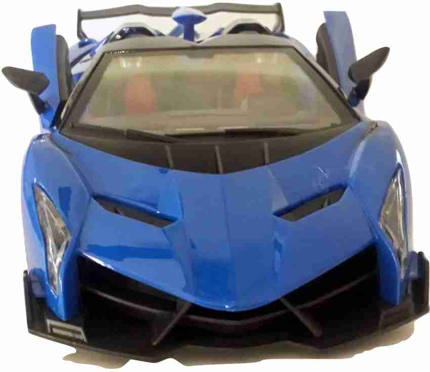 super car Blue Convertible Lamborghini Veneno Battery Operated