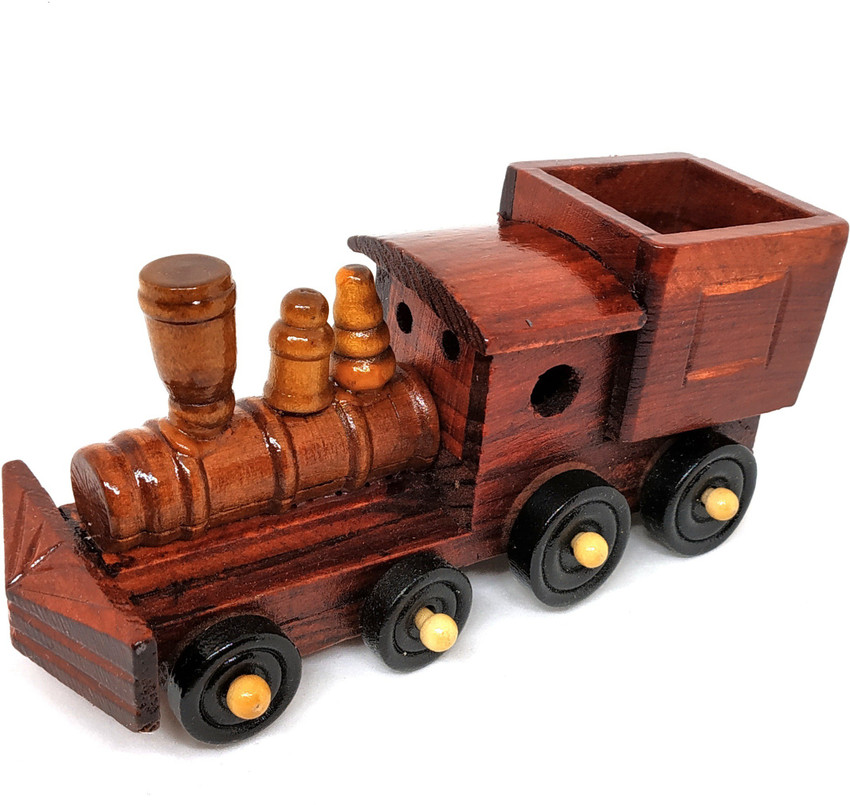 Wooden train engine sales