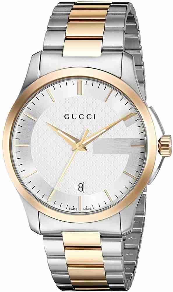 Silver watch outlet gucci