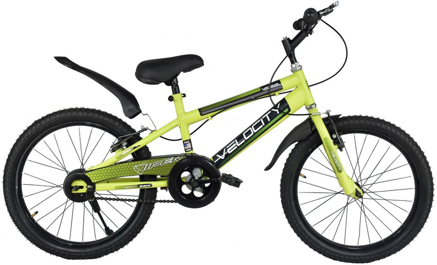VELOCITY Viper Sporty Bike For Kids Of Age 5 8 Yrs Green 20 T