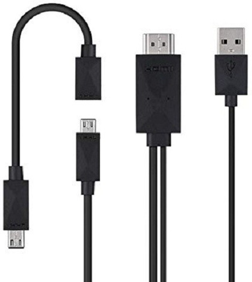 ABC WARRIORS MHL Cable 2 m MHL to HDMI Media Adapter Kit