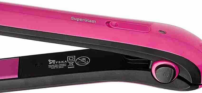 Syska hs6811 super 2025 glam hair straightener review