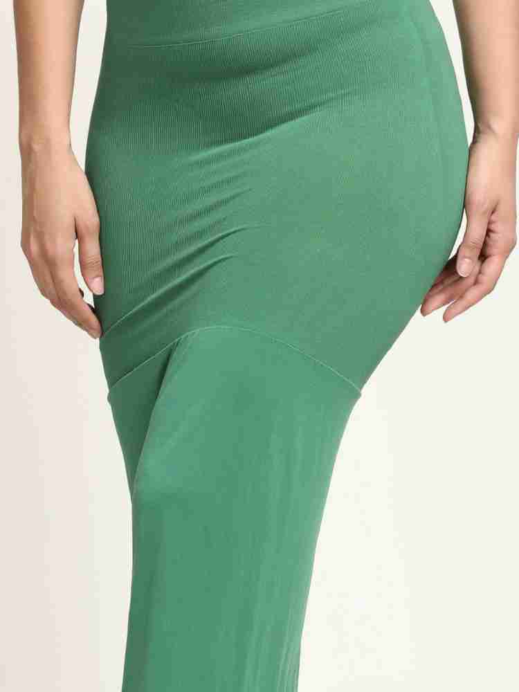 Buy Women's Saree Shapewear/Petticoat. Drawstring Cotton Blended Shapewear  dori Dress for Saree.Beige Green XXXL Online In India At Discounted Prices