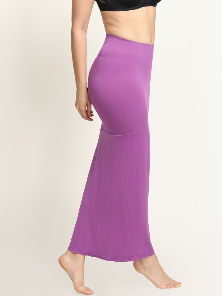 Buy Trendzino ™ Mermaid High Control Tummy Tucker Saree Shaper Shapewear -  Dark Purple Nylon Blend, Lycra Blend Petticoat online at