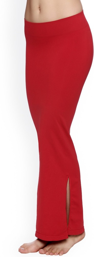 red solid saree shaper shapewear