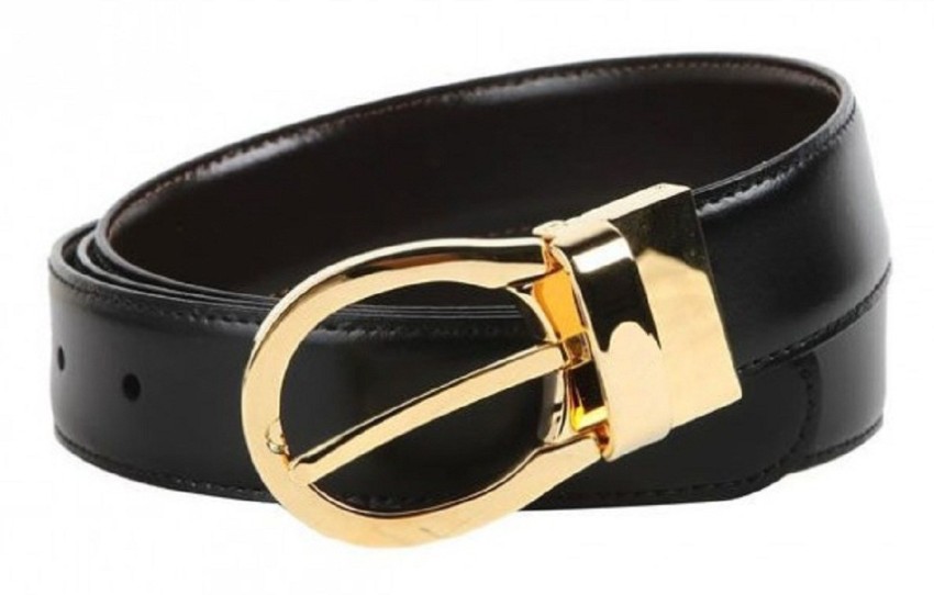 luxury designer Men Casual Black Genuine Leather Belt Multicolor - Price in  India