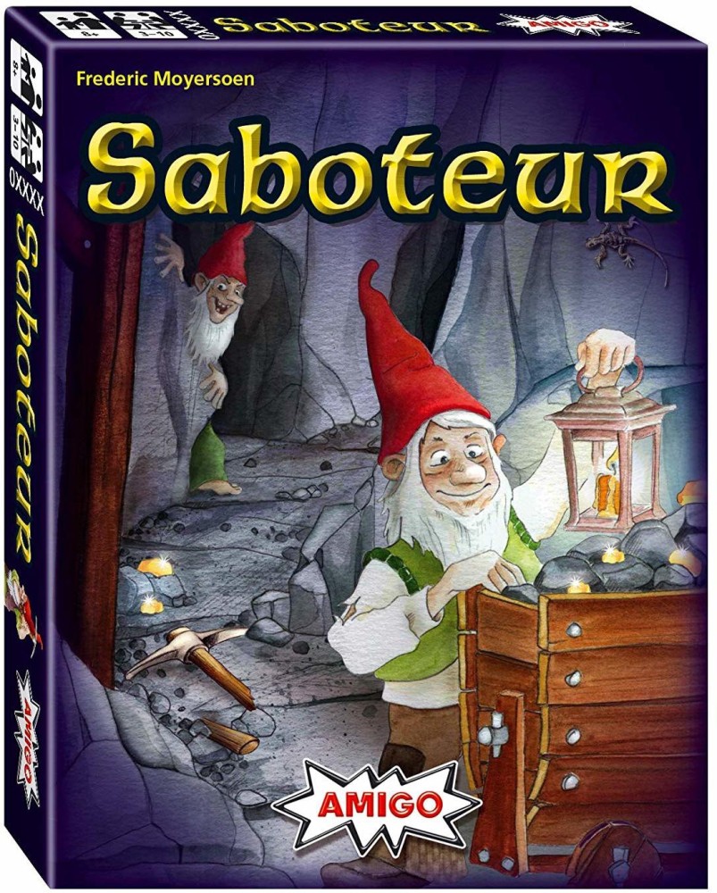 Amigo Saboteur Card Game Strategy & War Games Board Game - Saboteur Card  Game . shop for Amigo products in India. | Flipkart.com