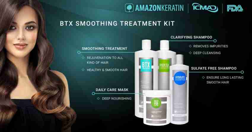 Keratin smoothing treatment on sale kit