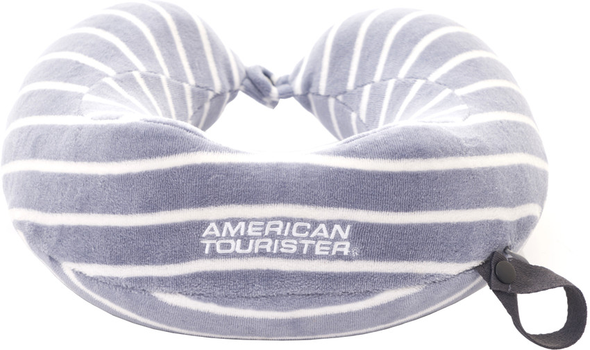 AMERICAN TOURISTER Memory Foam Pillow After Dark Grey Neck Pillow Grey Price in India Flipkart