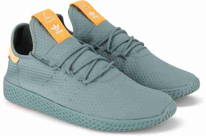 Adidas pharrell williams tennis hu raw green discount