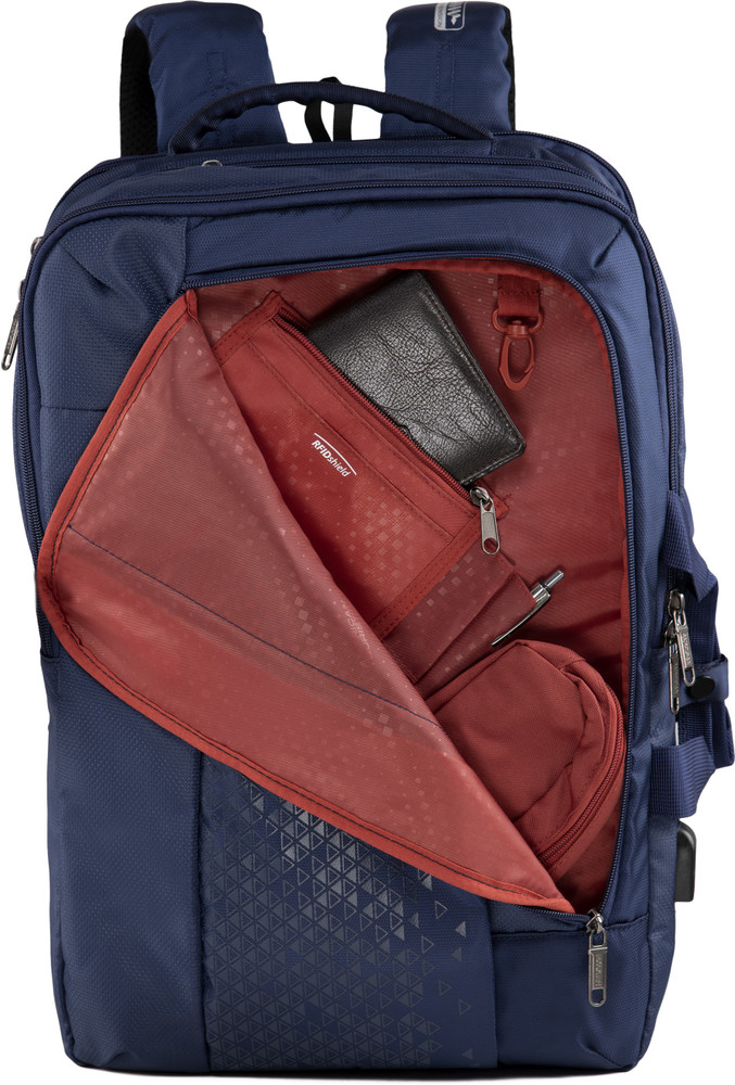American tourister logix nxt 05 navy laptop backpack shop