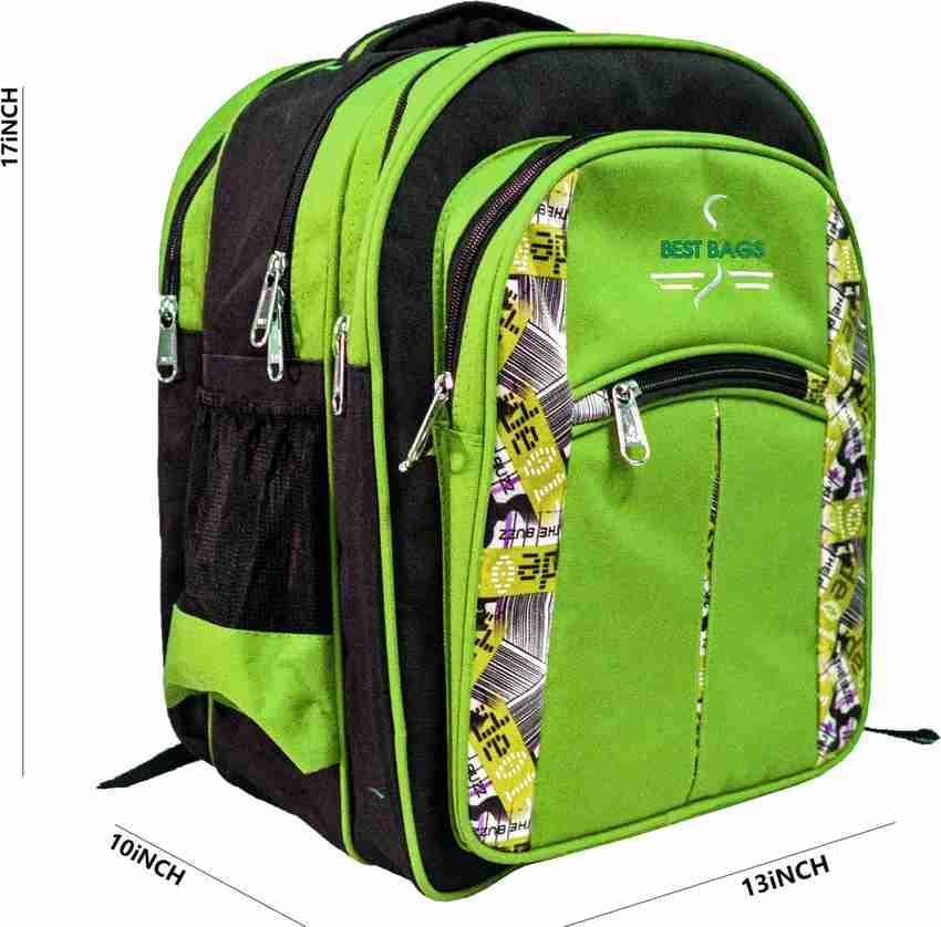 Flipkart Best Bags Green Large School bag for boys girls Waterproof Waterproof School Bag School Bag