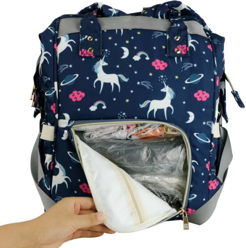 Max Home Blue Baby Diaper Backpack/ Mother Maternity Bag/ Zipper Waterproof  Baby Diaper bag - Buy Baby Care Products in India | Flipkart.com