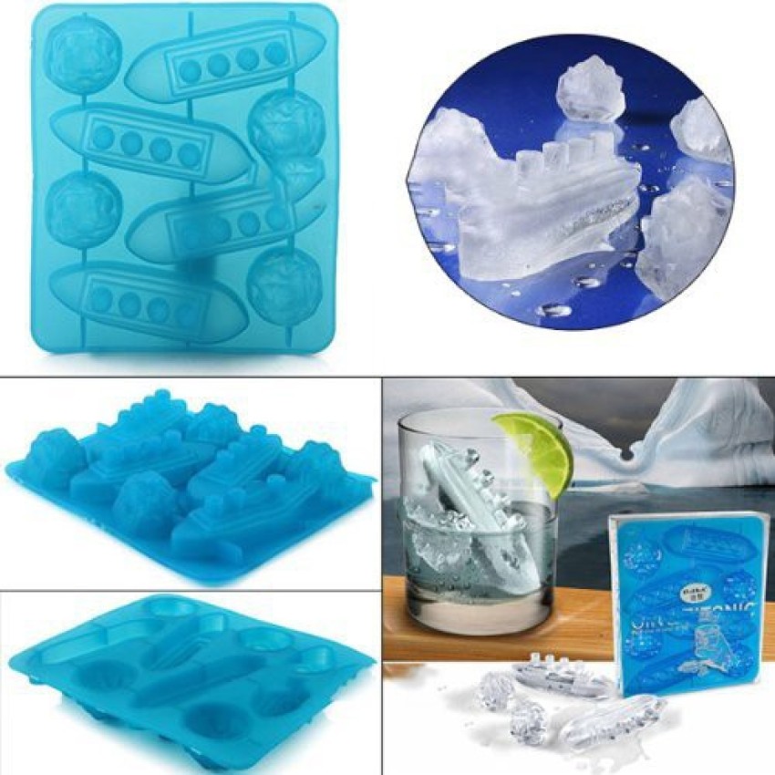 8 Grid Square Ice Cube Maker 650 each Silicone Ice Tray Mold with