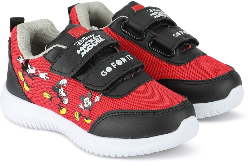 Mickey mouse hot sale velcro shoes