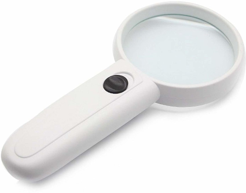 ANVEY WITH A (LOGO) Magnifying Glass with 3 Led Light 3X & 45X Big