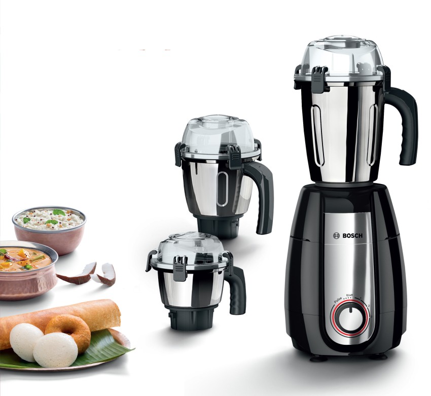 Bosch TRUEMIXX PRO 1000 WATTS 4 JARS MIXER GRINDER BLACK - Express  Shipping