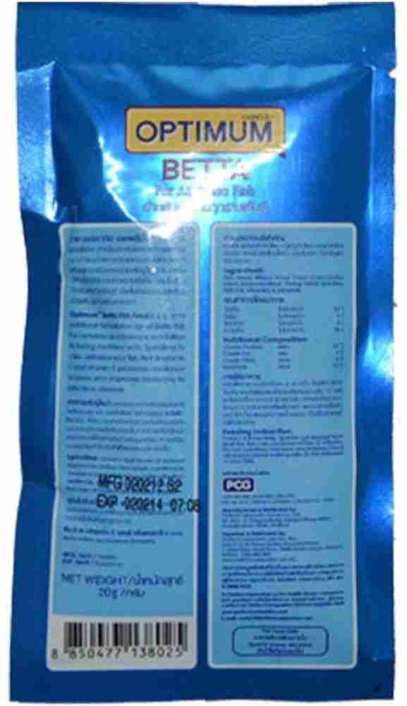 Optimum betta fish food best sale