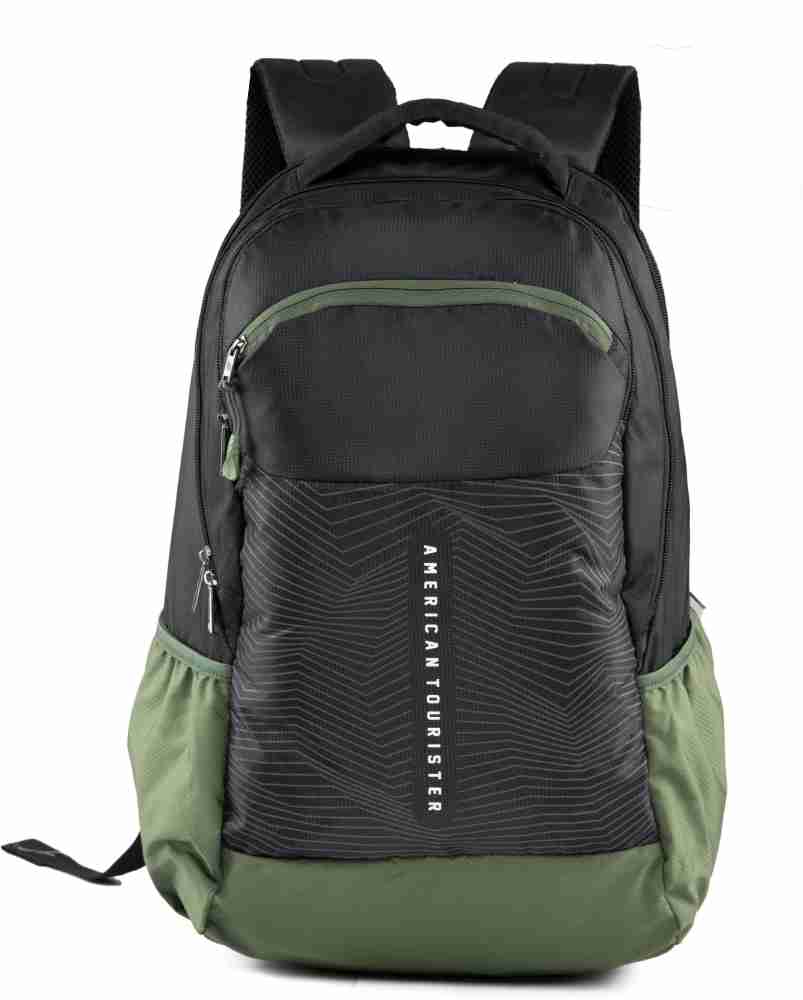 AMERICAN TOURISTER AMT JAZZ NXT BP 02 BLACK OLIVE 35 L Backpack Black Price in India Flipkart