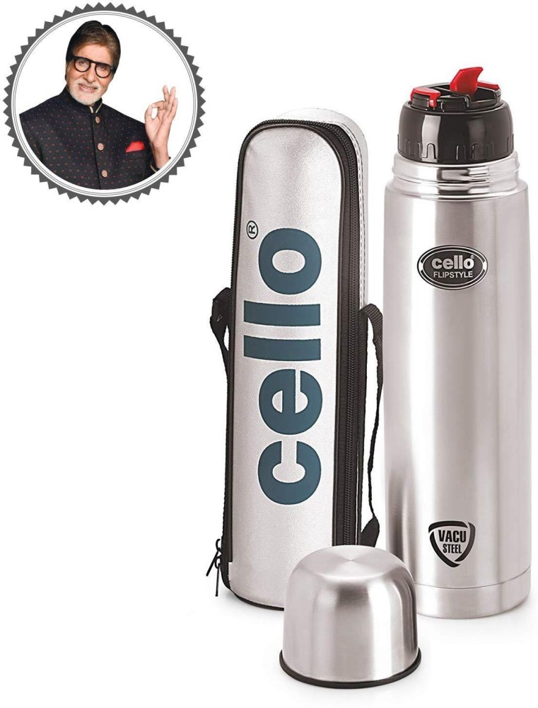 Buy 24 Hrs Hot & Cold Flask with Temperature Display + Free 2