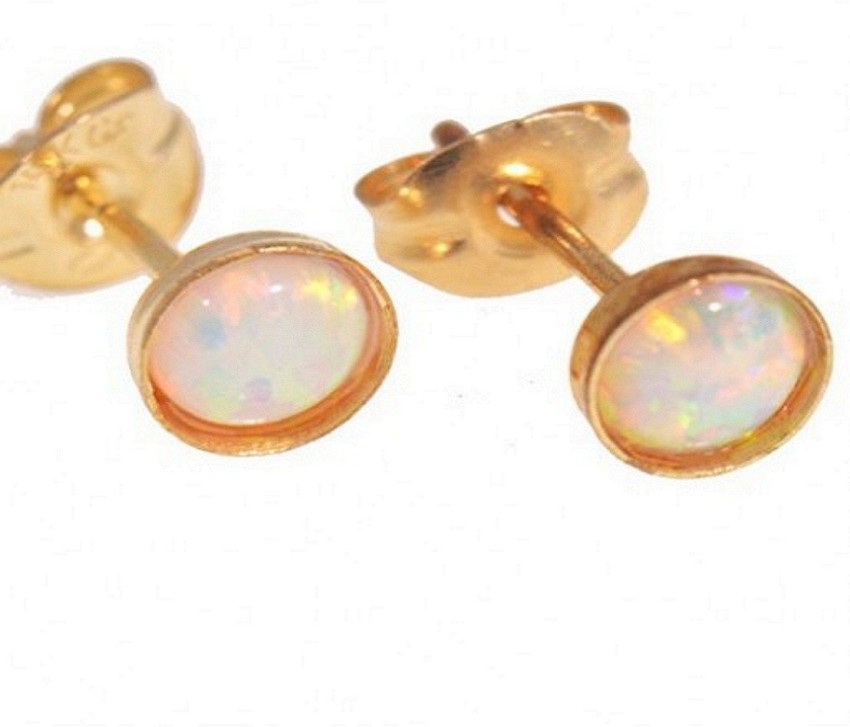 Opal Earrings Natural Ethiopian Opal Earrings