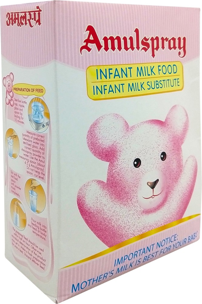 Amulspray infant milk sales food