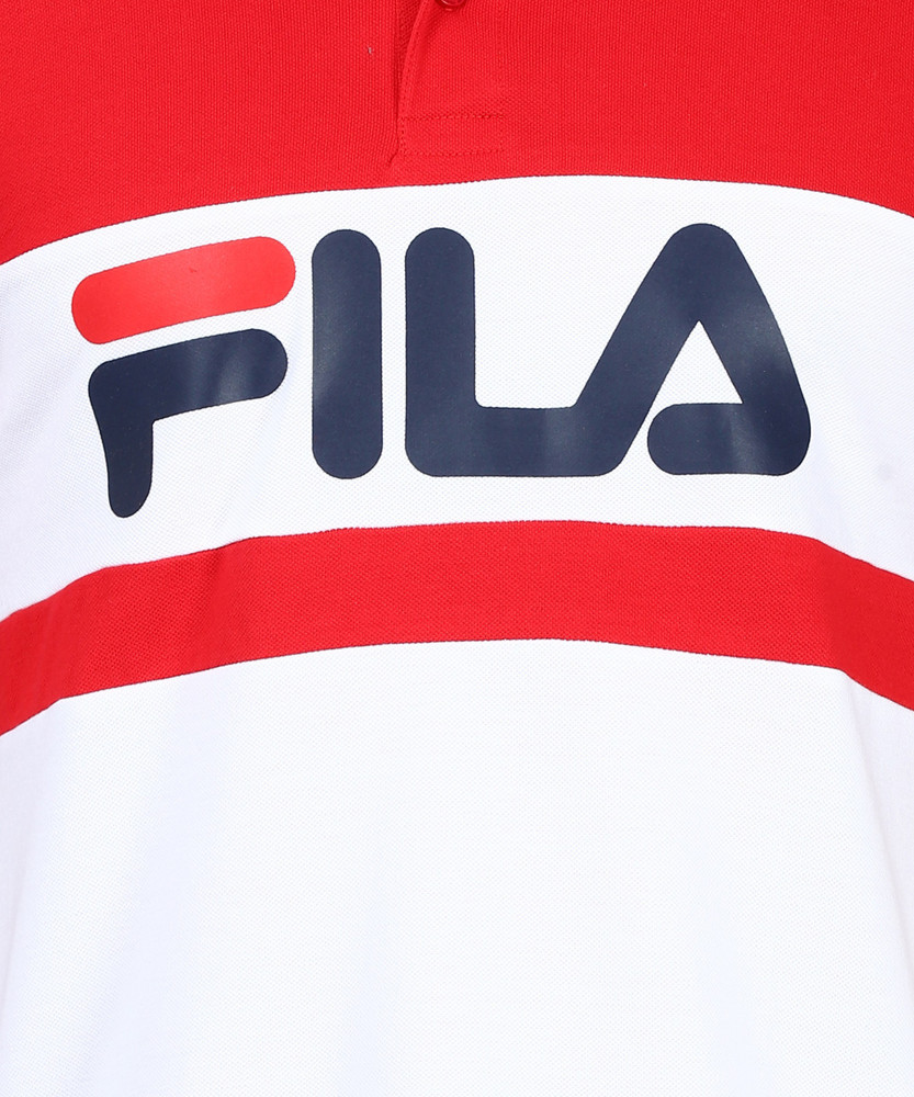 Fila discount red white
