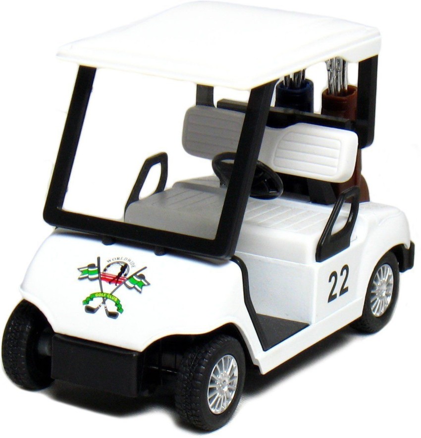 5 Die-Cast Pull Back Golf Cart