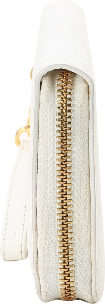 Puma white and gold purse hot sale