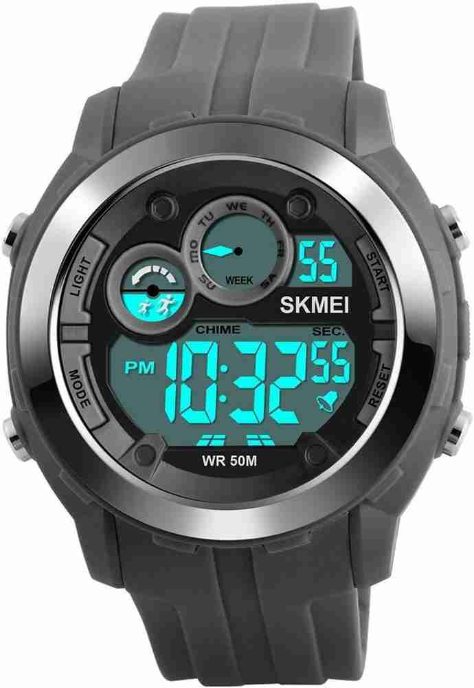 Stainless steel back water resistant digital 2025