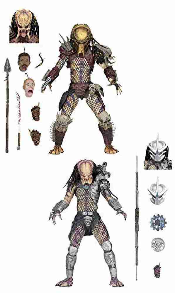 NECA Predator 7 Scale Action Figures Ultimate Bad Blood vs