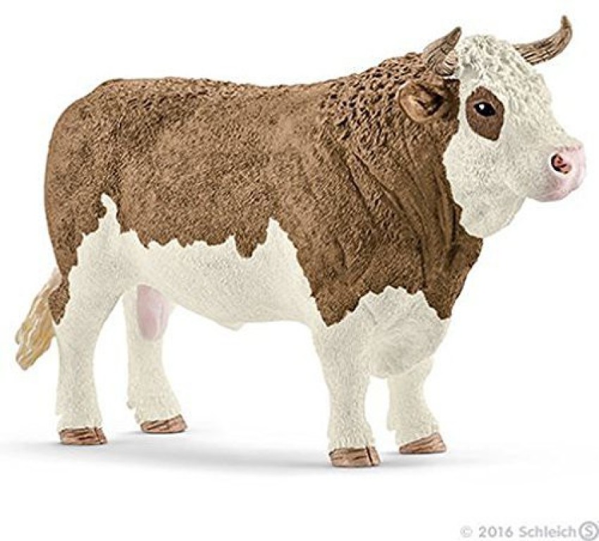 America Fleckvieh Bull Toy Figure